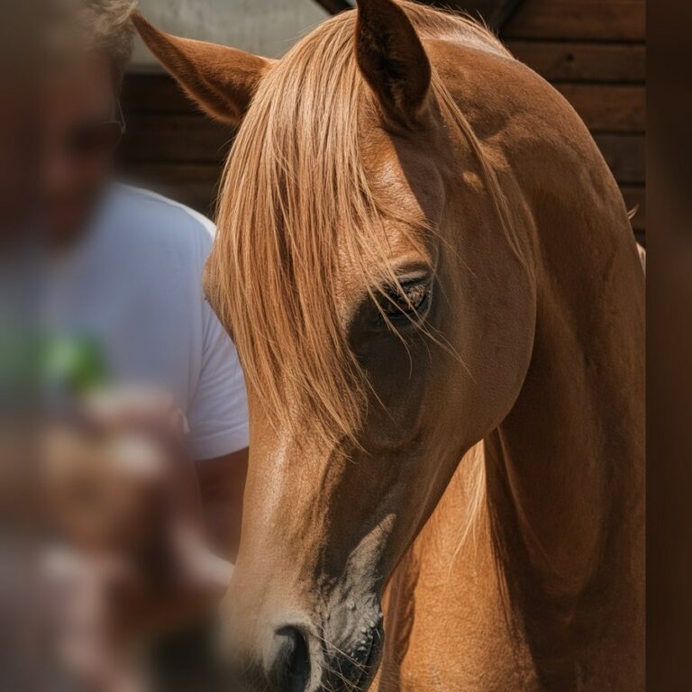 Manoubia de Nautiac, jument pur-sang arabe, portrait – élevage Arabians Wish